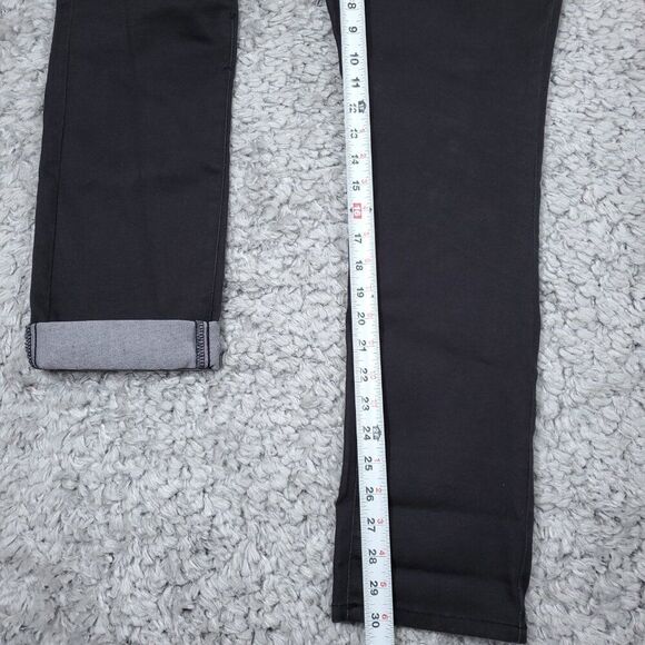 NYDJ Legging Rolled Skinny Jeans Gray Lift Tuck Stretch Size 12 Slimming - Picture 8 of 13